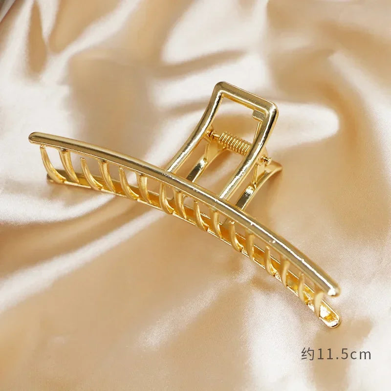 Metal Gold Butterfly Elegant Hair Clip Hair